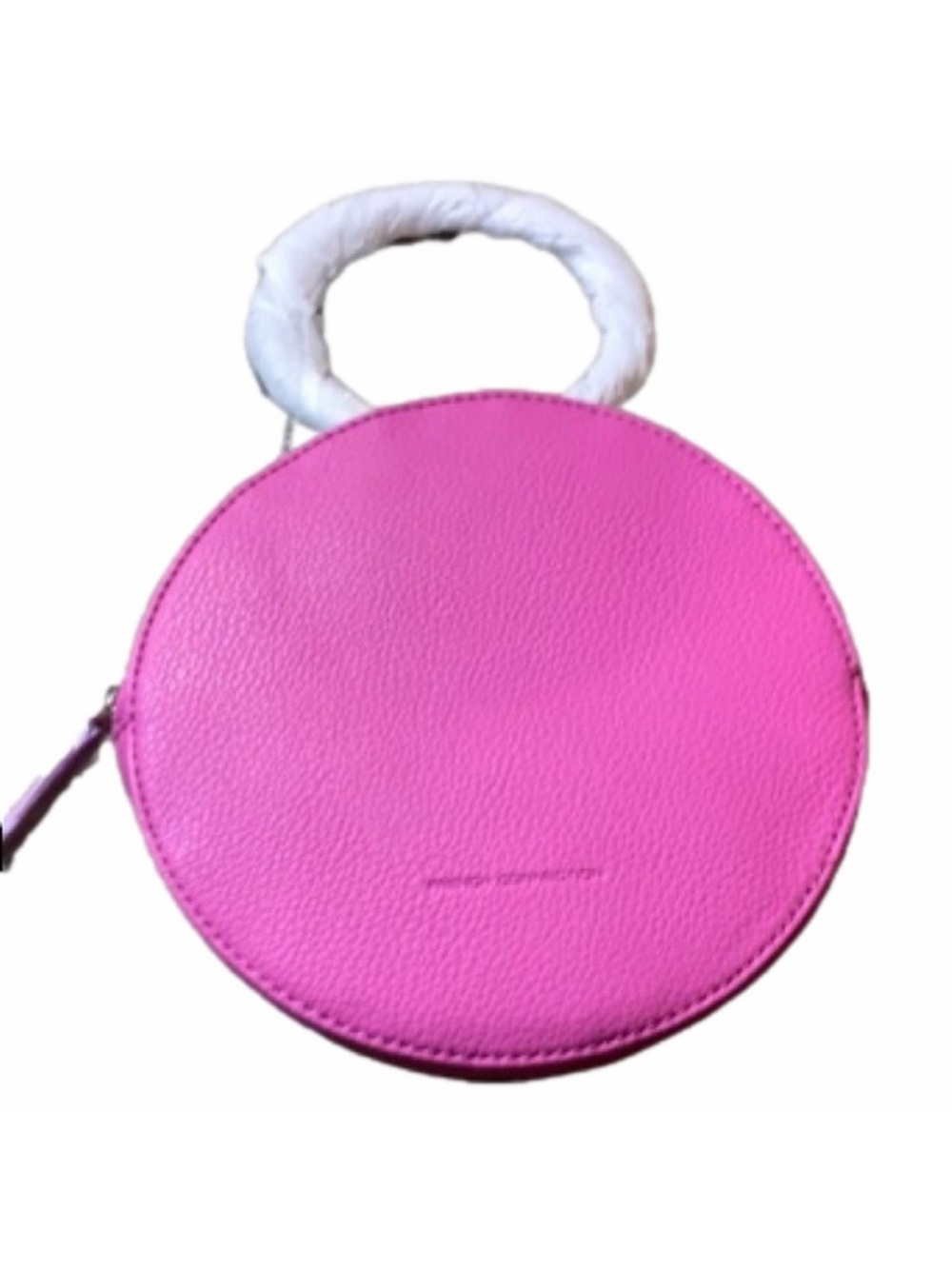 French Connection Round Ring-Handle Wristlet Bag Nice Size